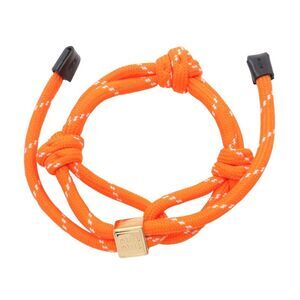 Miu Miu Gold Plated Fabric Bracelet